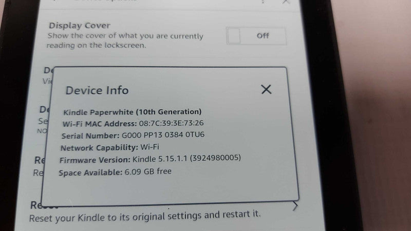 Kindle paperwhite 10th generation 8gb wifi  #