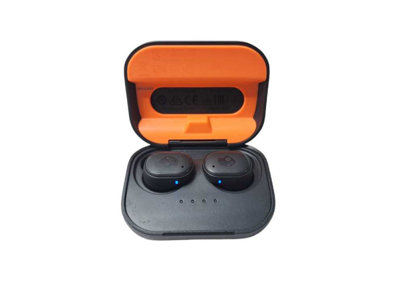 Skullcandy Grind Fuel True Wireless In-Ear Earbuds - True Black/Orange )