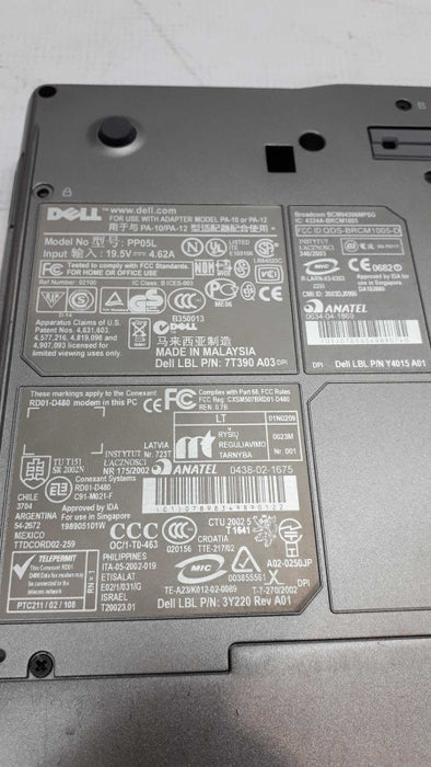Dell Latitude D600 Pentium Vintage Laptop PP05L NOT TESTED &