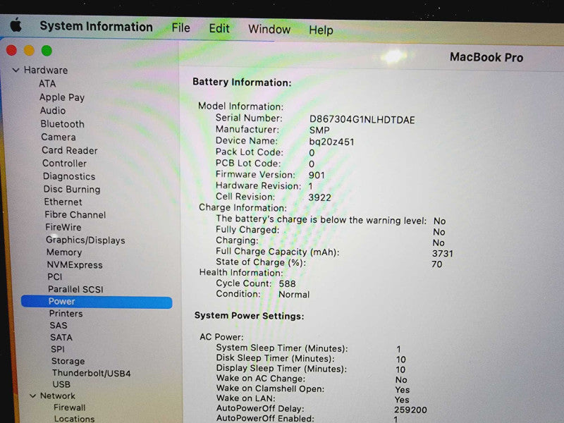 Apple Macbook Pro 2017 13\\" Core i7-7567U @ 3.5GHz 16GB DDR3 250GB SSD [Read]  (
