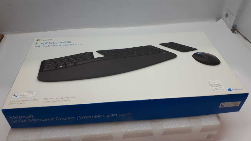 MICROSOFT 5KV-00001 SCULPT ERGONOMIC WIRELESS KEYBOARD &