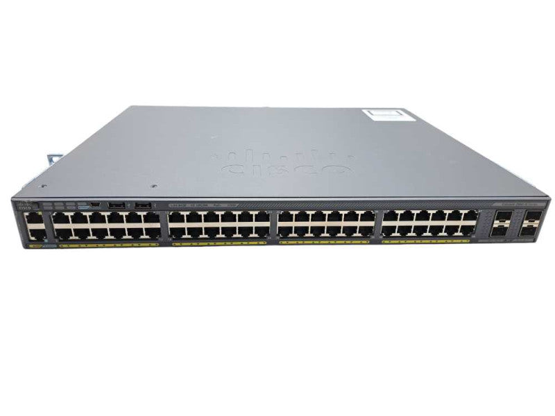 Cisco WS-C2960X-48LPS-L 48 Port GigE PoE+ Switch 370W AC 4x SFP LAN )