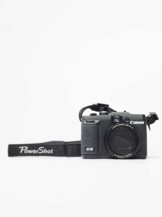Canon PowerShot G16 Digital Camera 12.1MP 1080P/60p (READ)