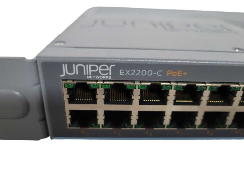Juniper EX2200-C-12P-2G 12-Port Gigabit Ethernet PoE+ Switch |Factory Reset| !