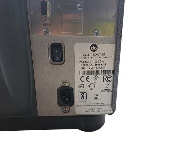 Datamax I-4212e I-Class Mark II Thermal Transfer Label Printer *READ* )
