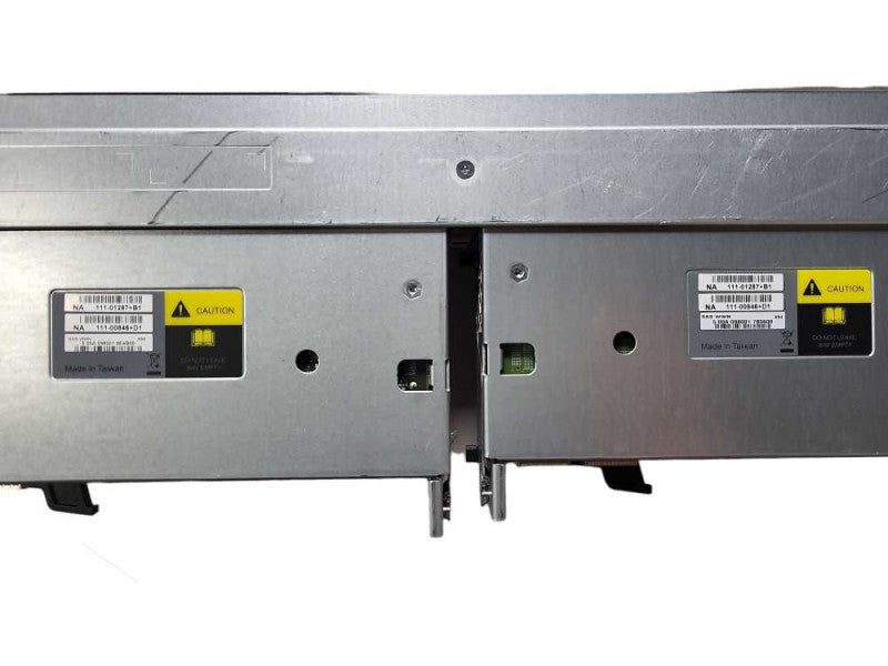 NetApp NAJ-1001 SAS array 24 3.5\\" Slots 2x 111-01287+B1 Controller 2x PSU $