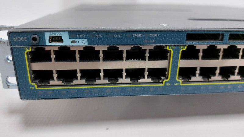 Cisco Catalyst ws-3560x series gigabit PoE+ network switch WS-C3560X-48P  #