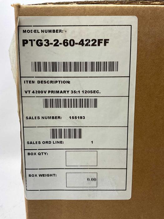 PTG3-2-60-422FF Voltage Transformer NEW  Q-