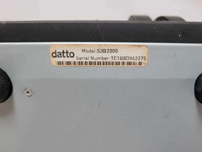 Datto S3B2000 4-Bay Storage with 2x HDD Trays, Powers on, READ _