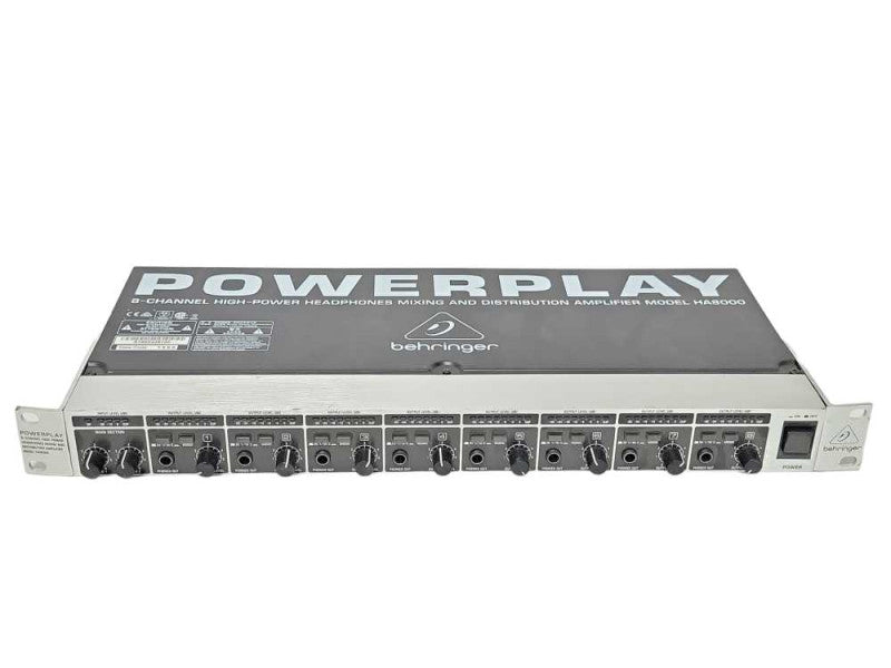 Behringer PowerPlay 8-Channel Headphones mixing & distribution amp, READ _