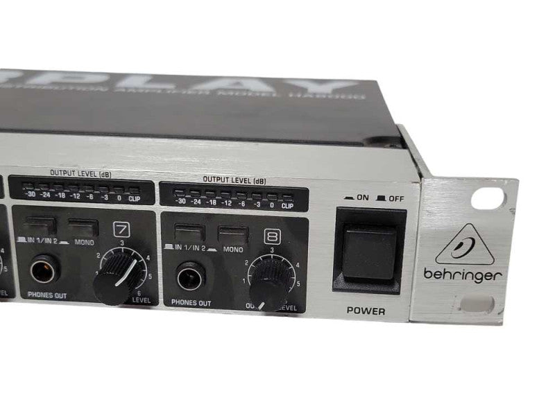 Behringer PowerPlay 8-Channel Headphones mixing & distribution amp, READ _