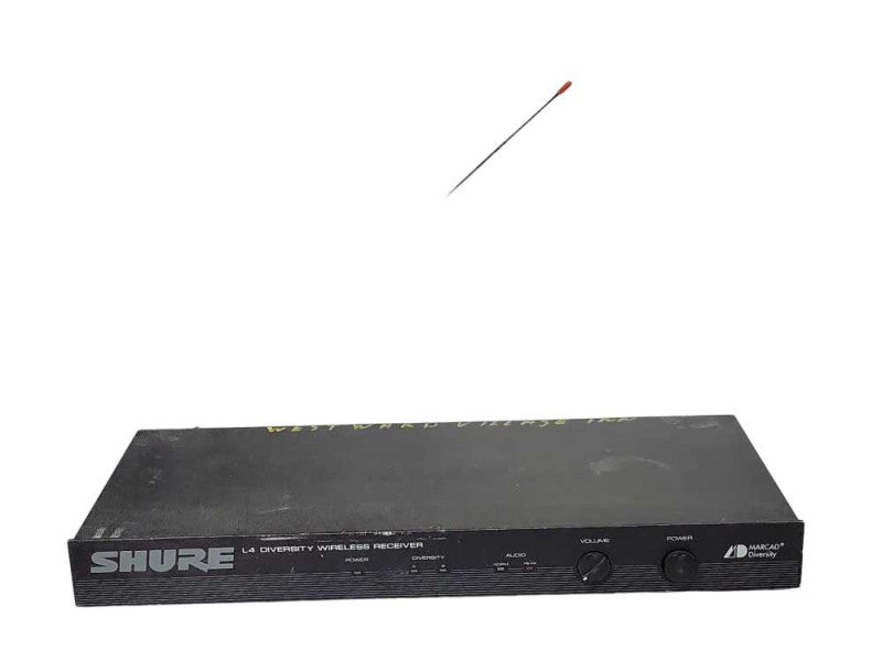 SHURE L4 DIVERSITY WIRELESS RECEIVER L4-CF, READ _