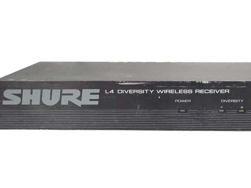 SHURE L4 DIVERSITY WIRELESS RECEIVER L4-CF, READ _