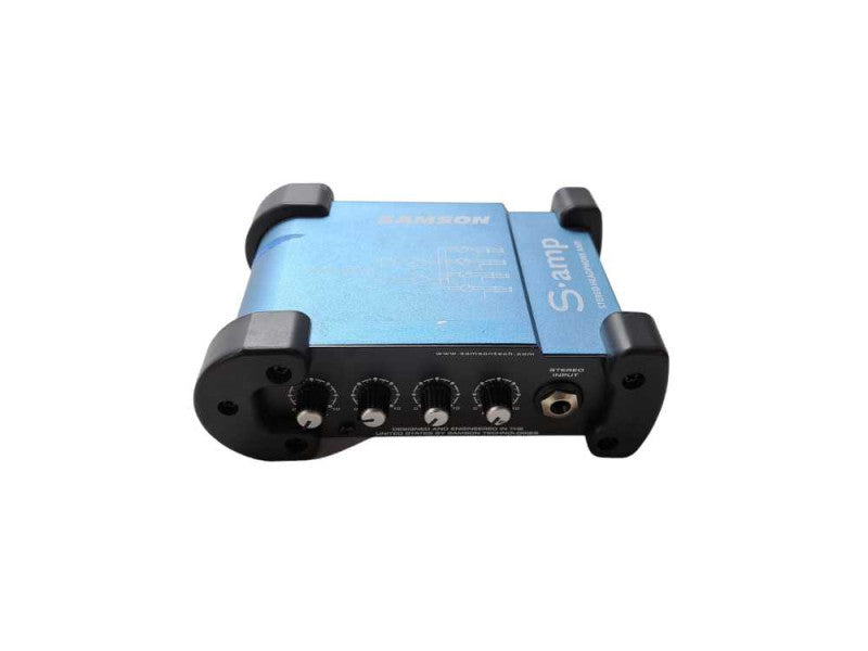 Samson S-amp Stereo Headphone Amp Amplifier 4 Four Channel )