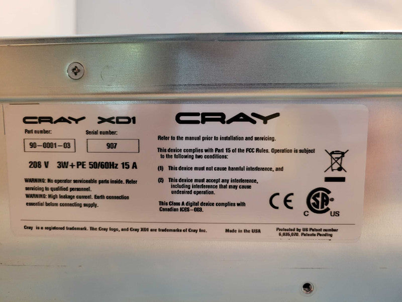 Cray XD1 Super Computer - 12x AMD Opteron 252 | 24GB RAM READ