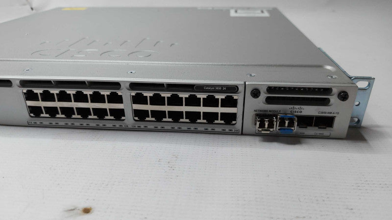 Cisco C3850 series WS-C3850-24T-S Gigabit Network Switch - Fact Reset #
