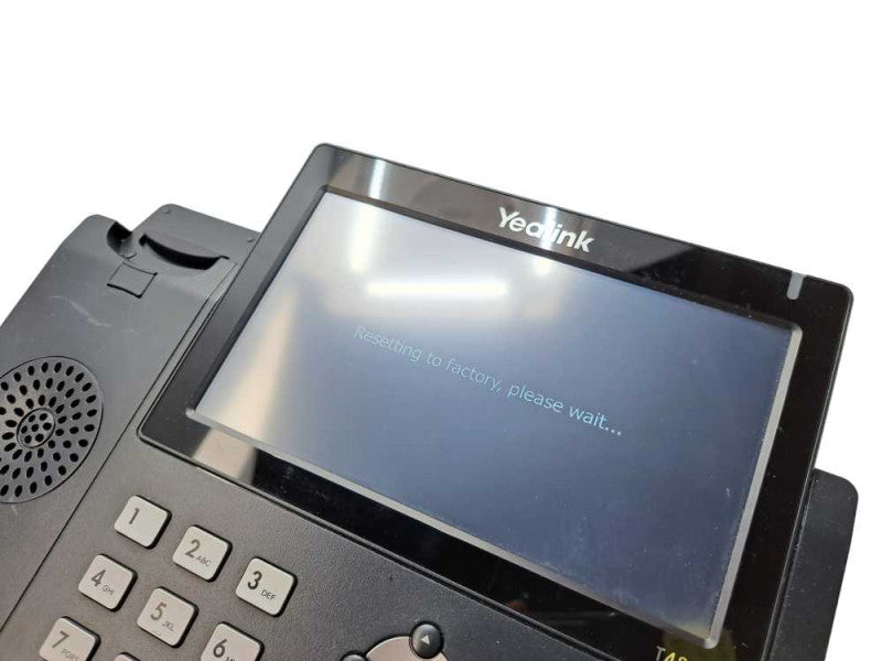 YeaLink Ultra-elegant Gigabit IP Phone SIP-T48S - Factory Reset | Base Only Q)