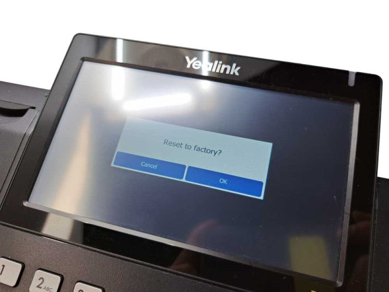 YeaLink Ultra-elegant Gigabit IP Phone SIP-T48S - Factory Reset | Base Only Q)