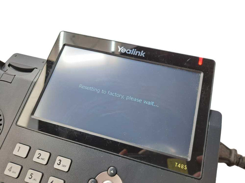 YeaLink Ultra-Elegant Gigabit IP Phone SIP-T48S | Factory Reset | )
