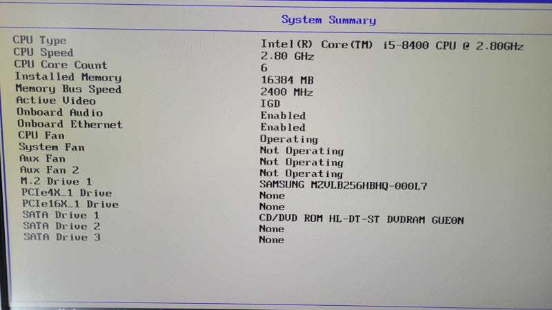 Lenovo ThinkCentre M720s - Core i5-8400 | 16GB RAM | 256GG NVMe