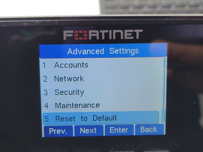 Fortinet FortiFone FON-375 Dual Display Office PoE IP Phone w/ Handset _