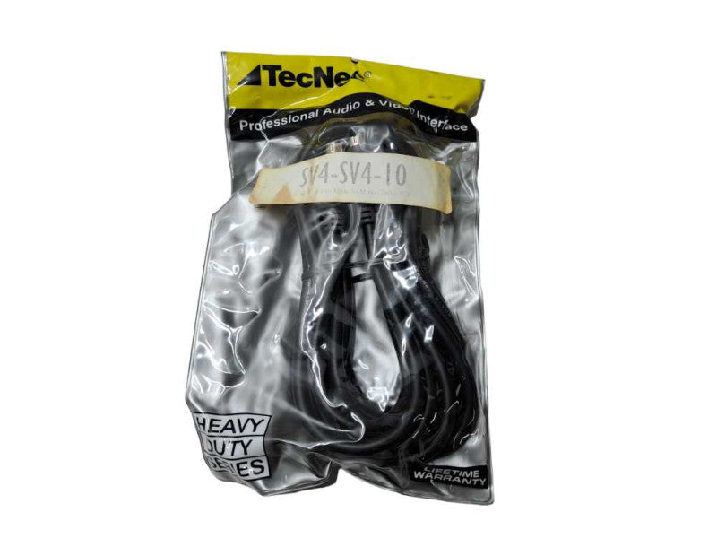TecNec 4-Pin Male To Male Plenum S-Video Cable 10Ft P/SV4-10 )