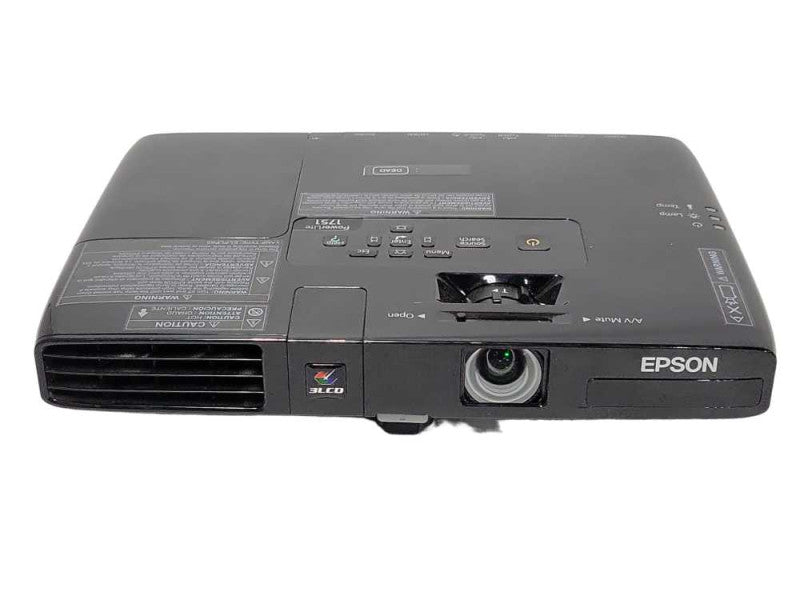 Epson PowerLite 1751 H479A LCD Projector, No remote, READ _