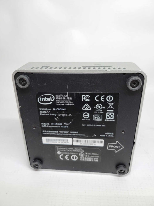 Intel NUC - Core i5-6260U | 8GB RAM | NO HDD