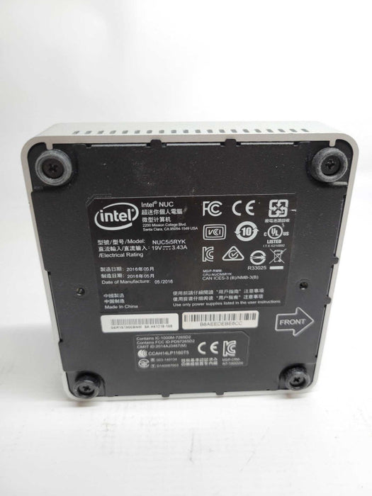 Intel NUC - Core I5-5250U | 8GB RAM | NO HDD Q