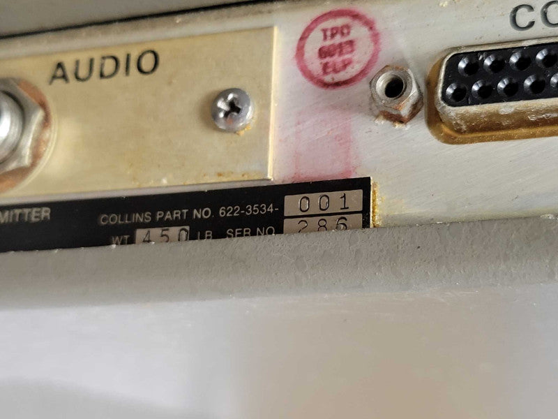 Rockwell Collins Hf 282 receiver transmitter, READ _