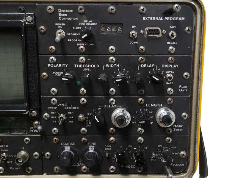 MAGNAFLUX ULTRASONIC FLAW DETECTOR MXU-715/E, READ _
