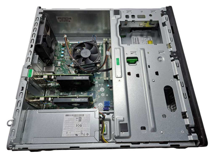 HP EliteDesk 800 G4 TWR i7-8700 @ 3.20GHz 16GB DDR4 2x NVS 310 GPU No HDD/OS  )