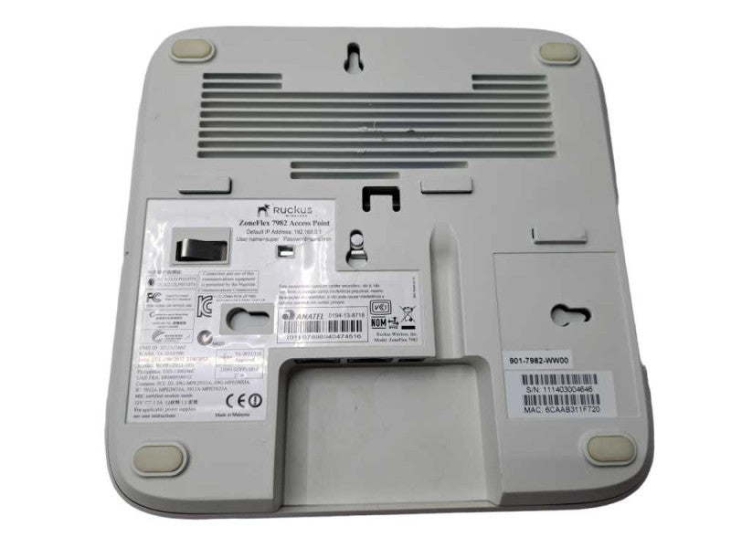Ruckus ZoneFlex 7982 Dual-Band 802.11n Wireless Access Point 901-7982-US00 )