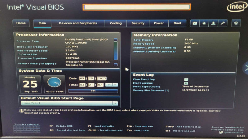 Intel NUC - Pentium Silver J5005 | 16GB RAM | NO HDD