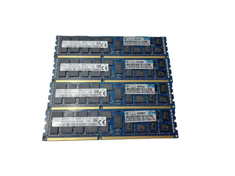 64GB PC3-L Server Ram Bundle 4x(HP 16GB 2Rx4 PC3L-10600R-9-13-E2) )