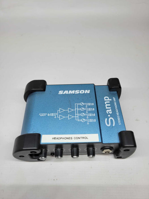 Samson S-amp Stereo Headphone Amp Amplifier 4 Four Channel