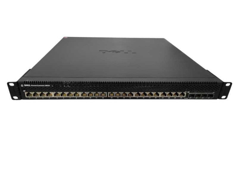 Dell PowerConnect 8024F 24 Ports 10GbE 4 Ports SFP Rack Mountable Switch !