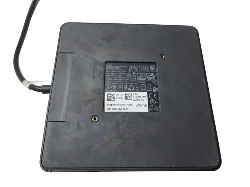 Dell Thunderbolt Dock USB Type-C TB16 K16A w/ Dell 130W Adapter FULLY TESTED )