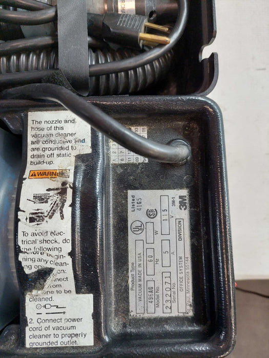 Portable Printer Vacuum Model: 496AG