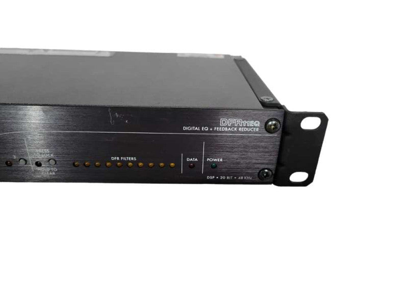 Shure DFR11EQ Half Rack 1U Digital EQ Feedback Reducer Equalizer Great Condit !