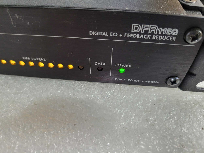 Shure DFR11EQ Half Rack 1U Digital EQ Feedback Reducer Equalizer Great Condit !