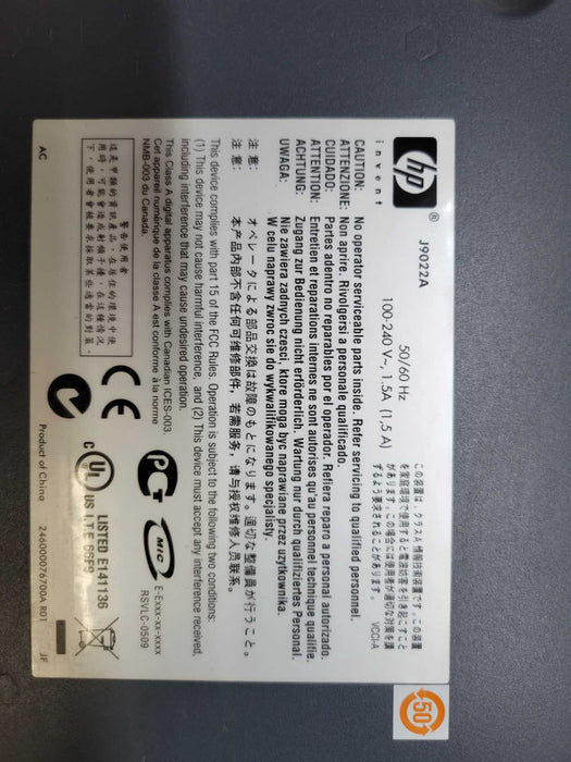 HP ProCurve J9022A 2810-48G 48-Port Gigabit Ethernet Switch Q