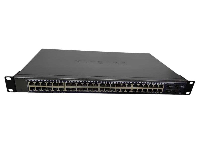 Netgear ProSafe GS748T 48-Port Gigabit PoE Ethernet Smart Switch + Ears !