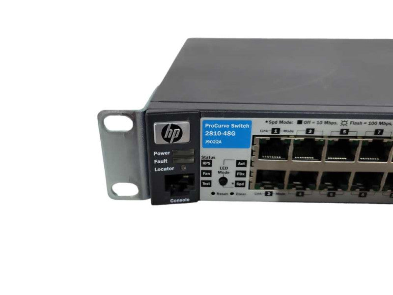 HP ProCurve J9022A 2810-48G 48-Port Gigabit Ethernet Switch !