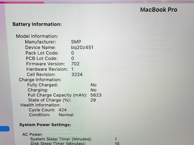 Apple Macbook Pro 2015 13\\" Core i5-5257U @ 2.7GHz 8GB 500GB SSD (