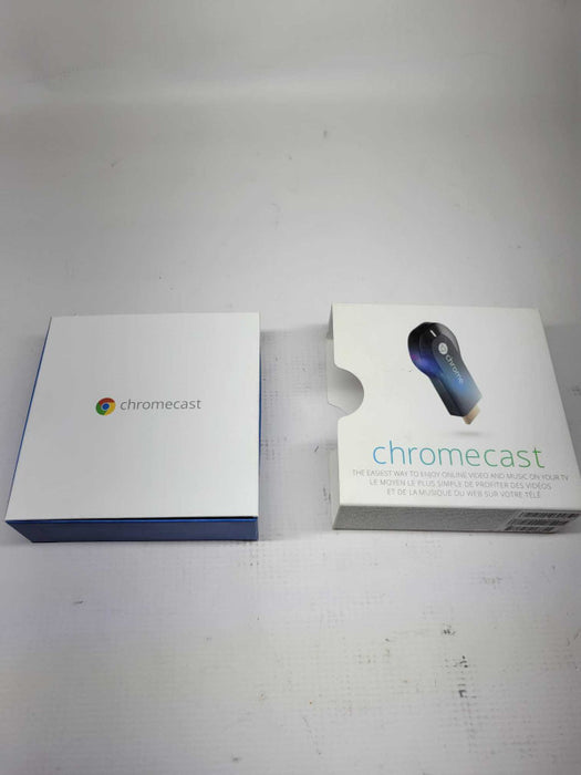 Google ChromeCast, H2GZ-42 (1st Generation) HDMI Media Streamer, Black