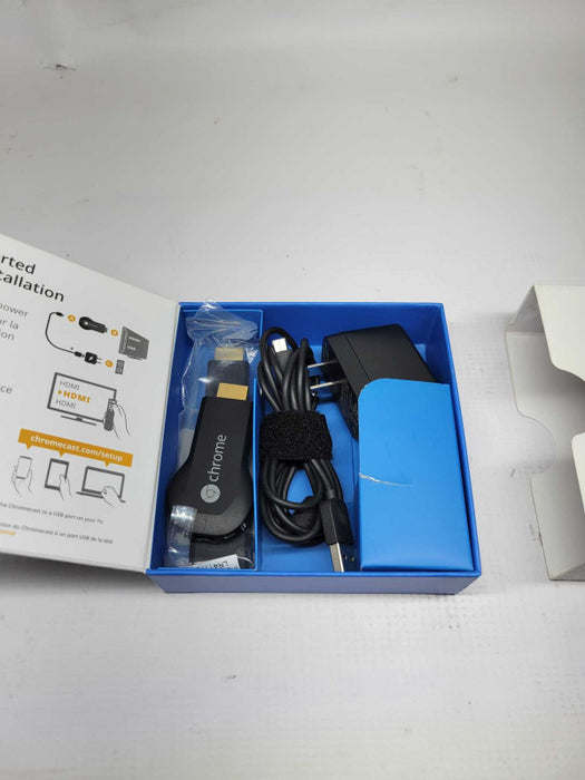 Google ChromeCast, H2GZ-42 (1st Generation) HDMI Media Streamer, Black
