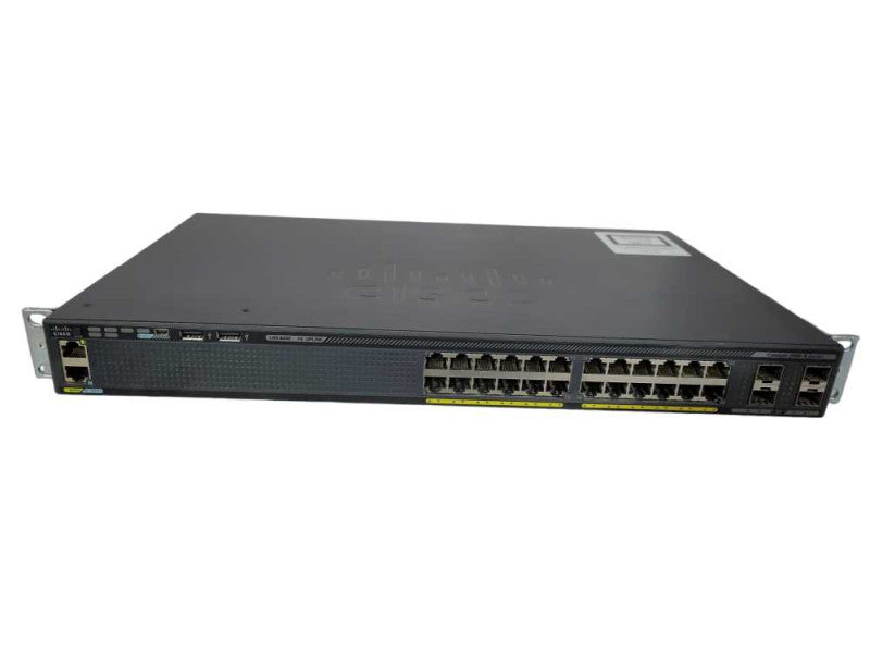 Cisco Catalyst 2960-X Series PoE Gigabit 24x ports WS-C2960X-24TS-L !
