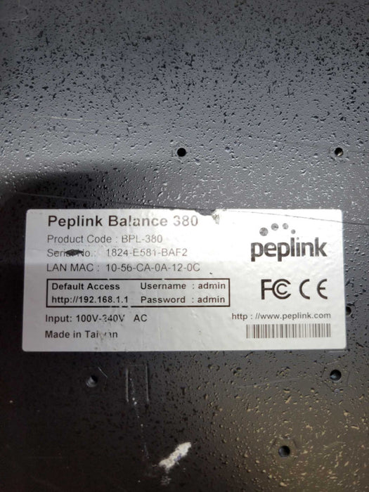 Peplink Balance 380 BPL-380 Multi Wan Router(READ)