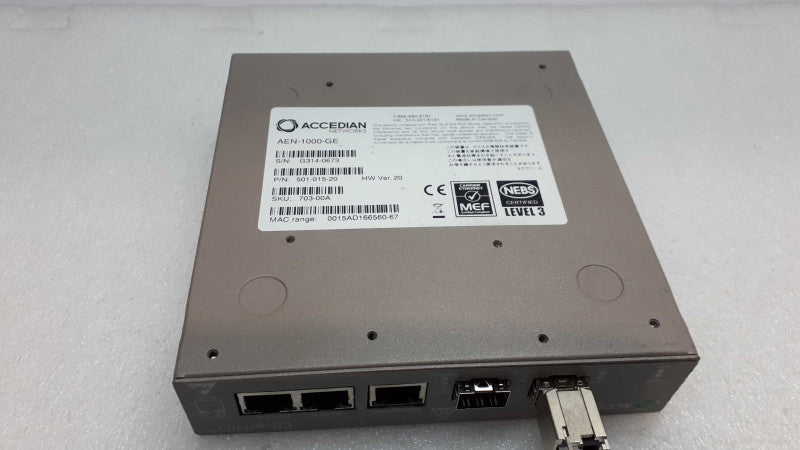 Accedian Networks, 501-015-20, AEN-1000-GE EtherNID &